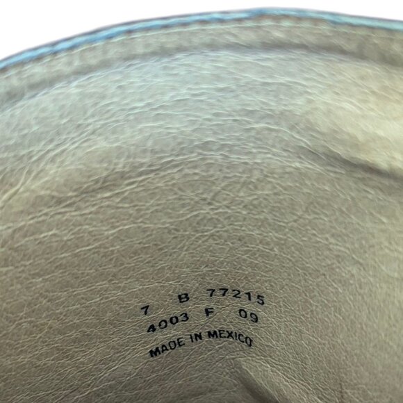 FRYE Women's Shirley Cuffed Black leather zip up Boots - Size 7 B - Picture 10 of 14